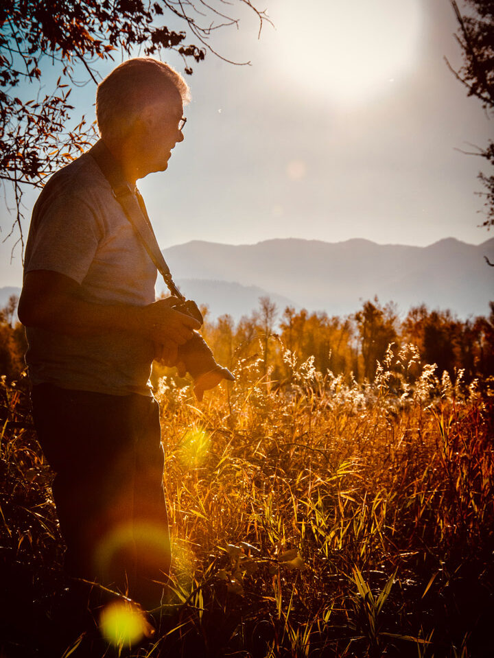 Dad in the Tetons